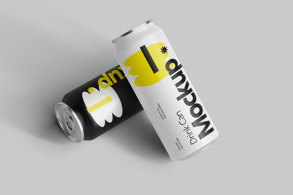 Beverage Can Mockup, a Cups & Container Mockup by graphicsauce (Photo 4 of 4)