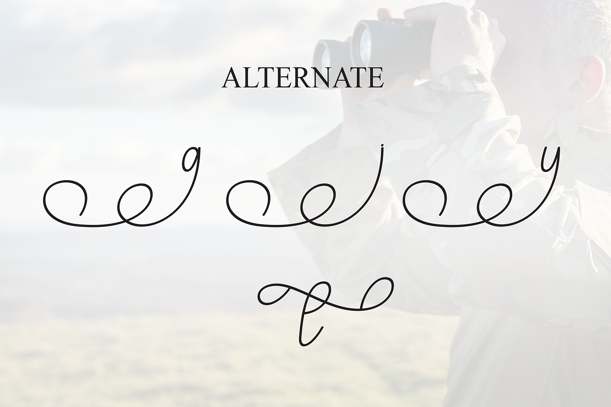 Hunting | Script Font, a Handwritten Font by Scratchones (Photo 6 of 7)