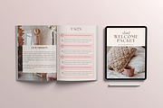 Canva Client Welcome Packet Template, a Magazine Template by Alloura Template Studio (Thumbnail 7 of 7)