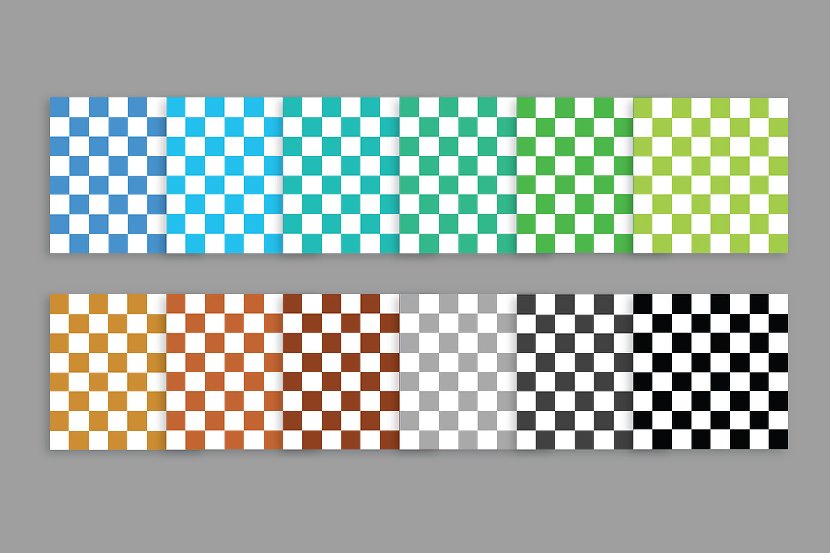 Rainbow Checkers Seamless Patterns, a Pattern Graphic by Running With Foxes (Photo 7 of 9)