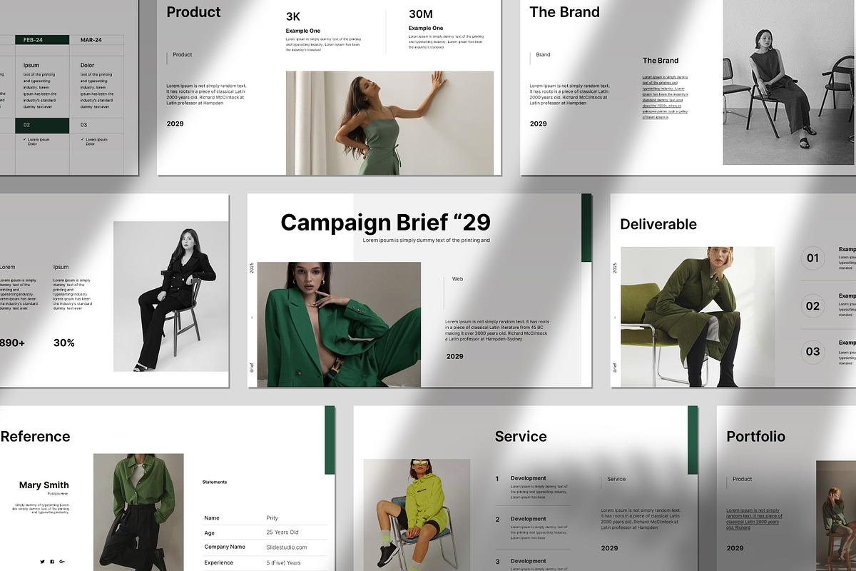 Brief Campaign Presentation Template, a Presentation Template by slidestock55 (Photo 7 of 9)