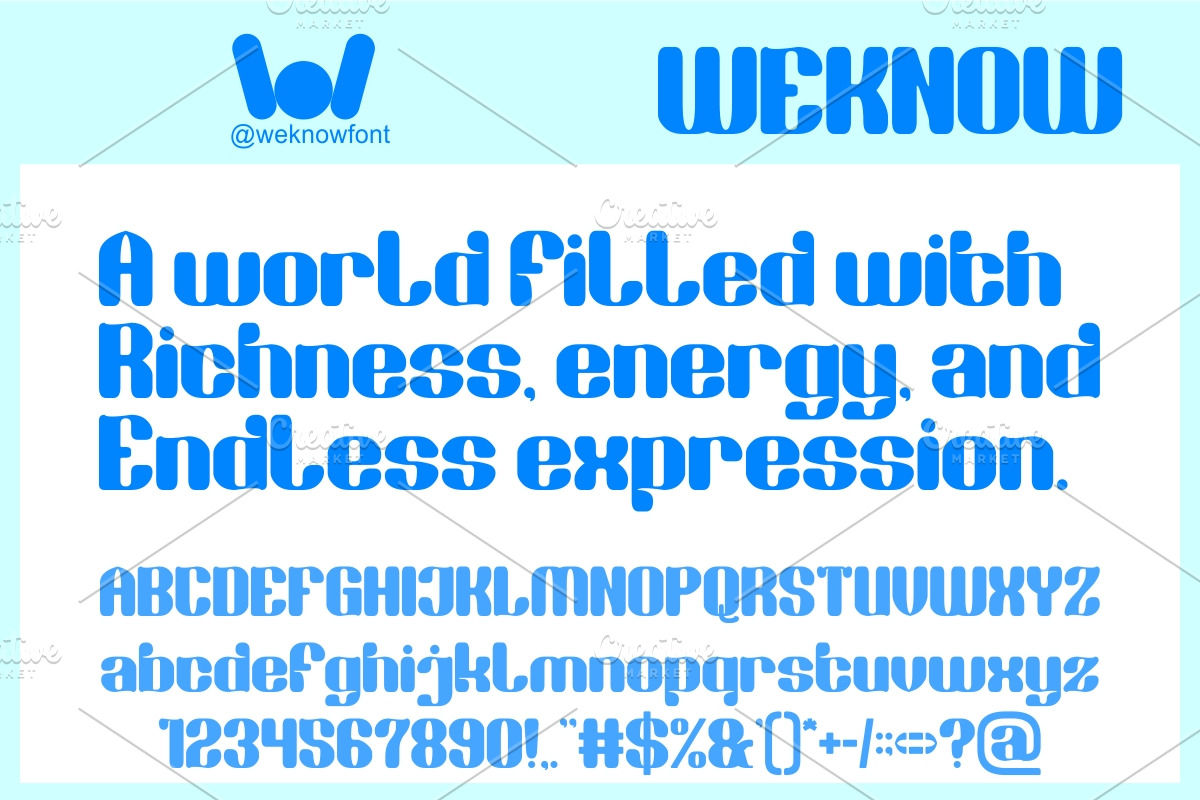 Abundance Font, a Sans Serif Font by weknow (Photo 2 of 8)