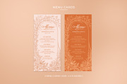 Peach Floral Wedding Templates, a Print Template by Shwet Art (Thumbnail 4 of 10)