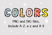 Colors Polka Dots OTF PNG SVG, a Symbol Font by DREAMs Soul G. (Thumbnail 5 of 5)