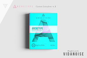 Archetype Display - V1, a Font by Vidanoise