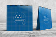 Wall Calendar Square Mock-Ups, a Mockup by Kongkow (Thumbnail 5 of 8)