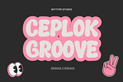 Ceplok Groove - Font, a Handwritten Font by Mytype Studio (Thumbnail 1 of 5)