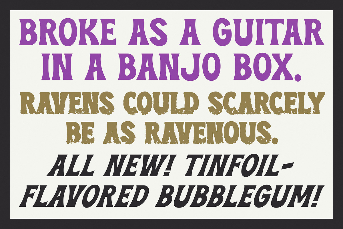 Northport | A Fun Flared Display, a Serif Font by Artifact Bazaar (Photo 3 of 6)