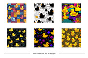 Rubber Duckies Retro Art Patterns, a Pattern Graphic by karenfoleyphoto (Thumbnail 9 of 15)