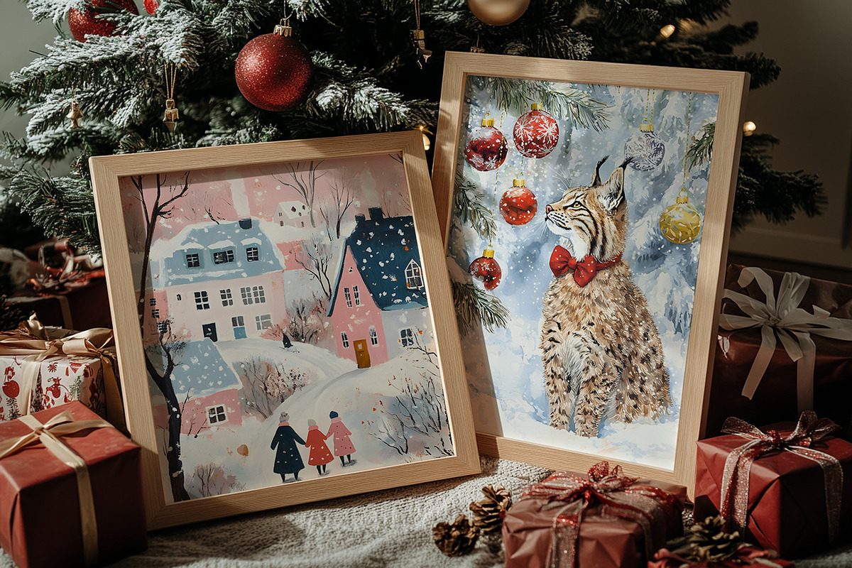 Cute Kids Christmas Prints, a Graphic by SunnyAfternoons (Photo 2 of 10)