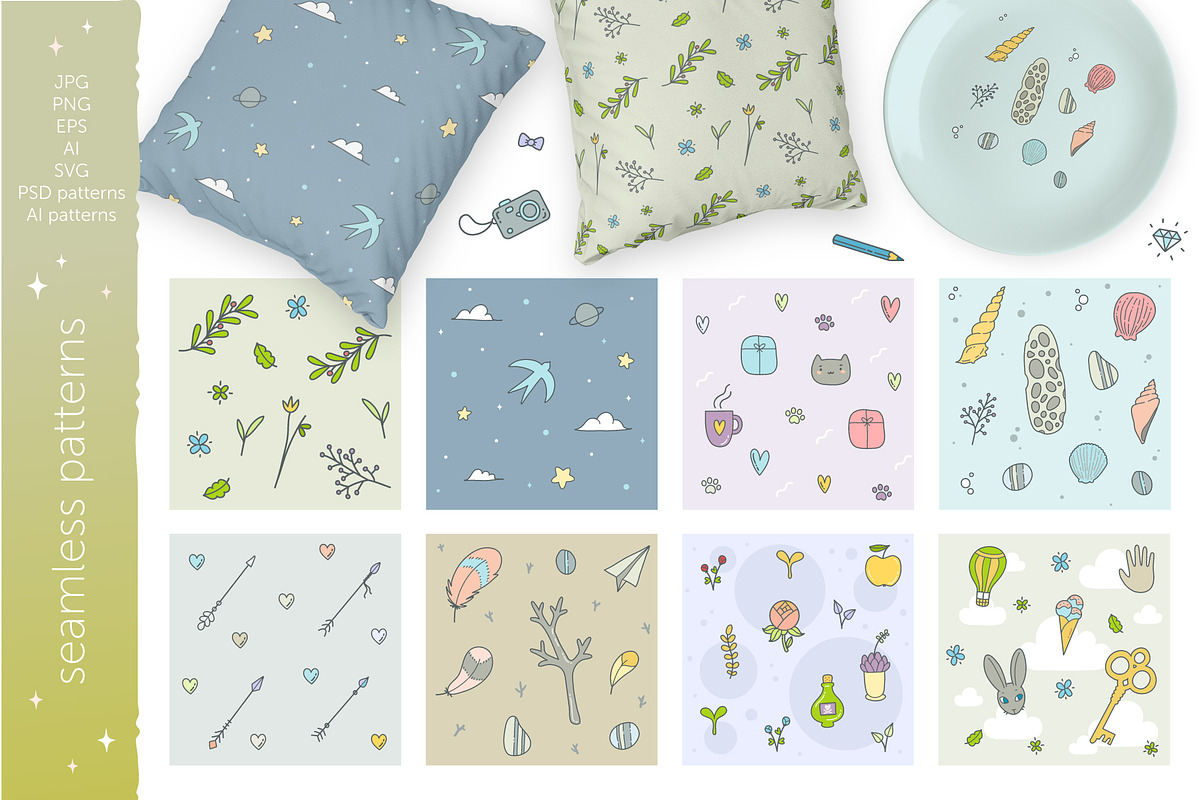 Everyday Magic Vector Set + BONUSES, an Animal Illustration by Nina's Illustration Shop (Photo 5 of 7)