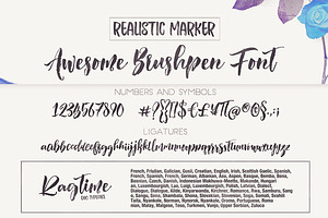 Ragtime - Brush Font Duo