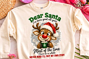 Dear Santa I Will Buy My Own Stuff, a Seasonal Illustration by CrexoraLab (Thumbnail 3 of 4)