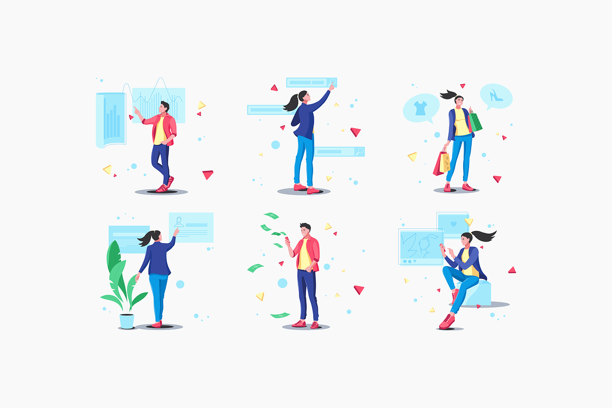 Flumf! Illustration Kit, a Templates & Theme by ls-illustrations (Photo 6 of 6)