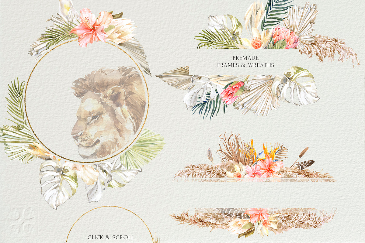 DELICATE AFRICA Watercolor, an Object Graphic by Cat In Colour (Photo 11 of 12)