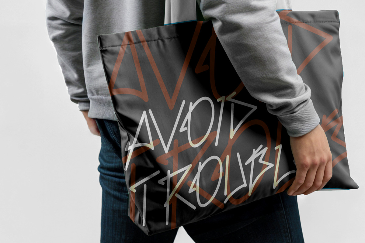 Bloqk Raw Grafitti Font Typeface, a Handwritten Font by ArtiXLabs (Photo 7 of 10)