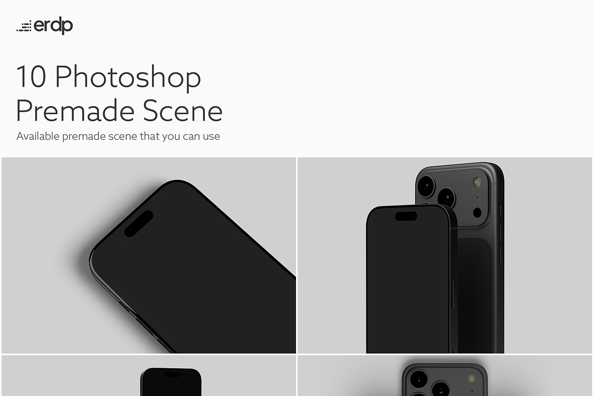 iPhone 17 Pro Max Screen Mockup, an iPhone Mockup by Eka Restu D. Putra (Photo 4 of 14)