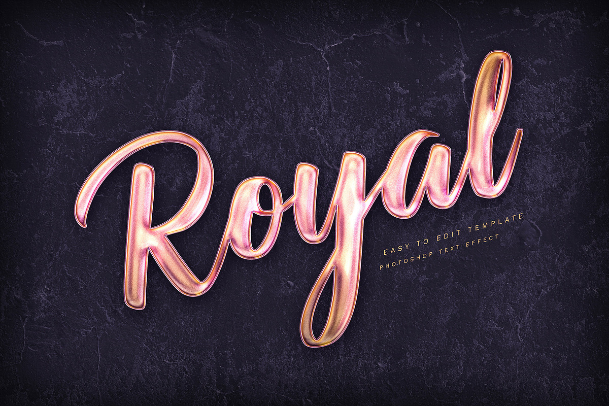 Rose Gold Text Effects, a Layer Style Add-On by Andrew Skoch Design (Photo 6 of 9)