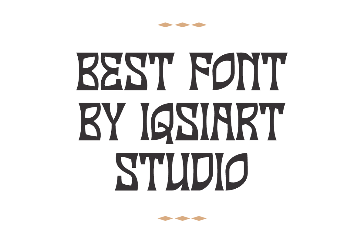 Greek Meswax - Typeface Font, a Sans Serif Font by Iqsiart Studio (Photo 6 of 6)
