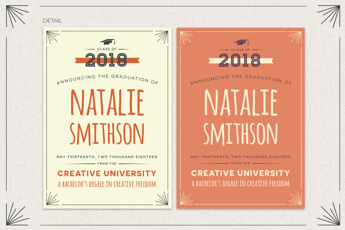 Graduation Announcement, an Invitation Template by Every Tuesday (Photo 2 of 3)