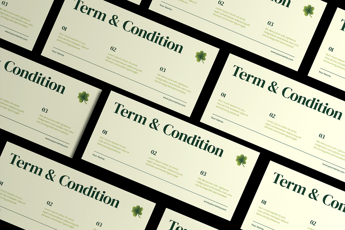 Saint Patricks Day Voucher, a Stationery Template by Neermana (Photo 4 of 4)