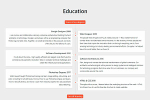 Resume CV Portfolio WordPress Theme