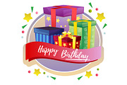7 birthday colorful label, a Graphic by Propylparaben (Thumbnail 7 of 8)