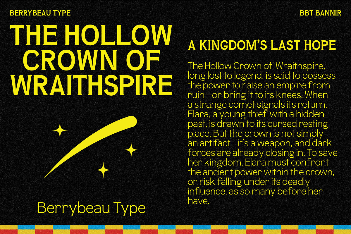 BBT Bannir, a Serif Font by Berrybeau Type (Photo 4 of 6)
