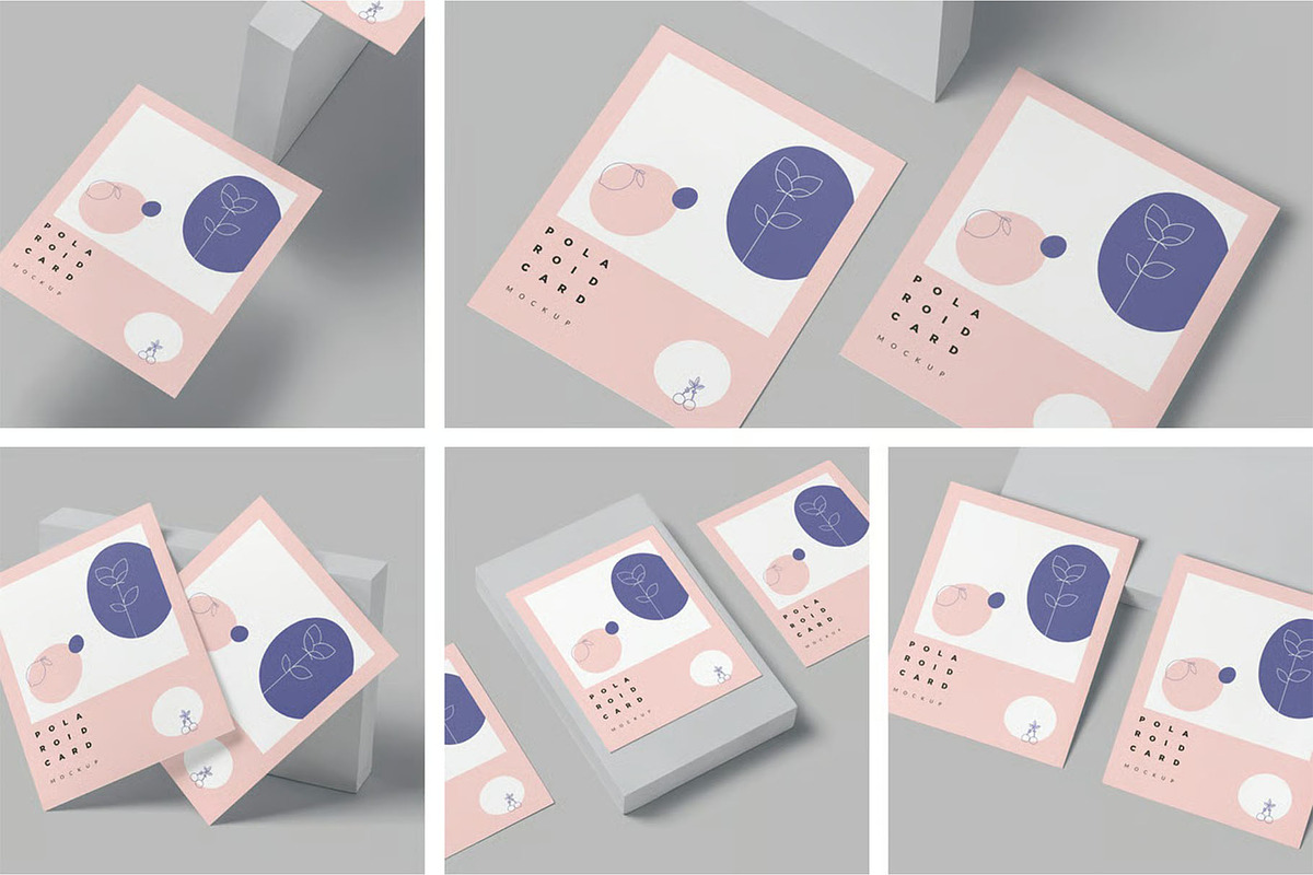Beautiful Polaroid Mockup, an Advertising Mockup by megostudi0 (Photo 1 of 7)