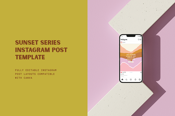 Sunset Series: Instagram Post Template preview 8