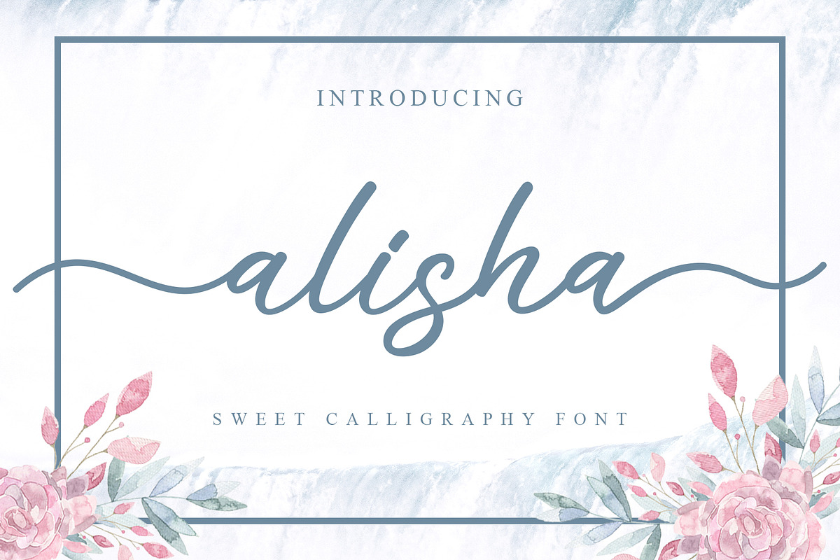 alisha | Sweet Calligraphy Font