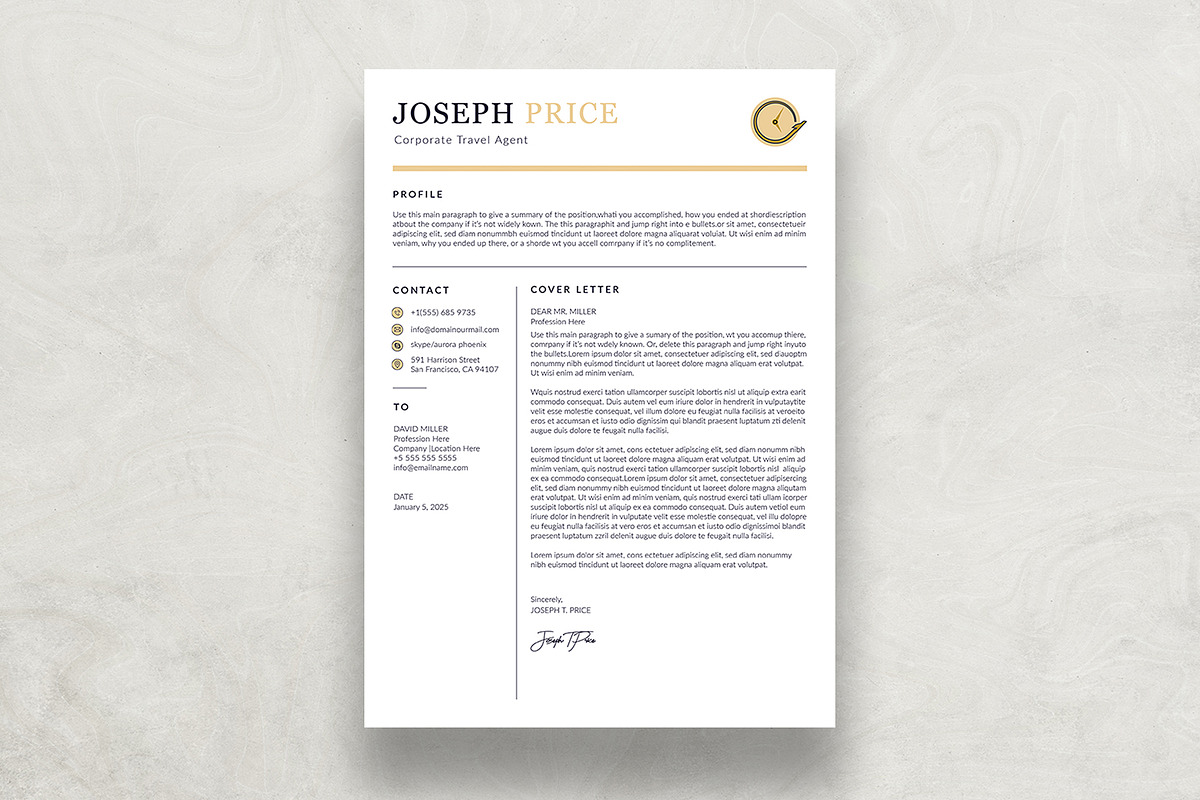Resume, a Resume Template by DesignDevisers (Photo 4 of 10)
