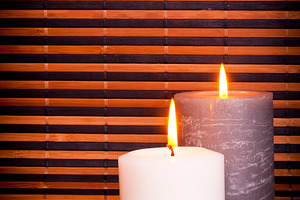 Candles and Bamboo, a Background Photo by THP Creative