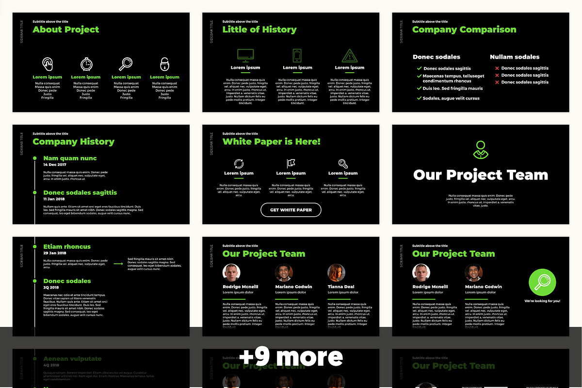 Block Chain Keynote Template, a Presentation Template by Brainiart (Photo 2 of 4)