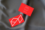 Cards Mockup - Textile Background, a Product Mockup by M-up (Thumbnail 3 of 4)