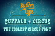 Buffalo Circus Font, a Serif Font by Kustomtype (Thumbnail 4 of 4)