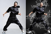 Water Splash Photoshop Action preview 2