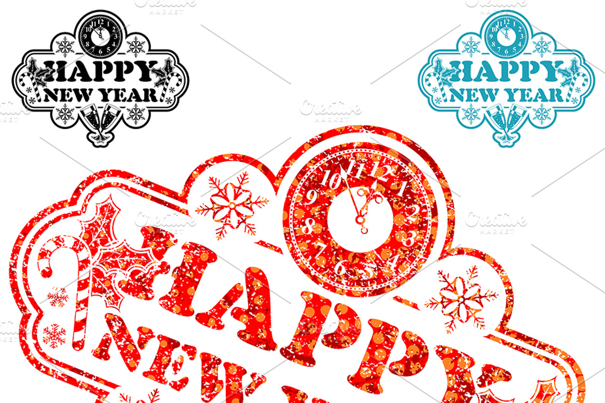 Christmas and New Year Backgrounds, a Decorative Illustration by TAlex (Photo 3 of 6)