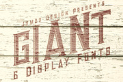Giant - Vintage Style Font, a Font by JumboDesign (Thumbnail 5 of 5)