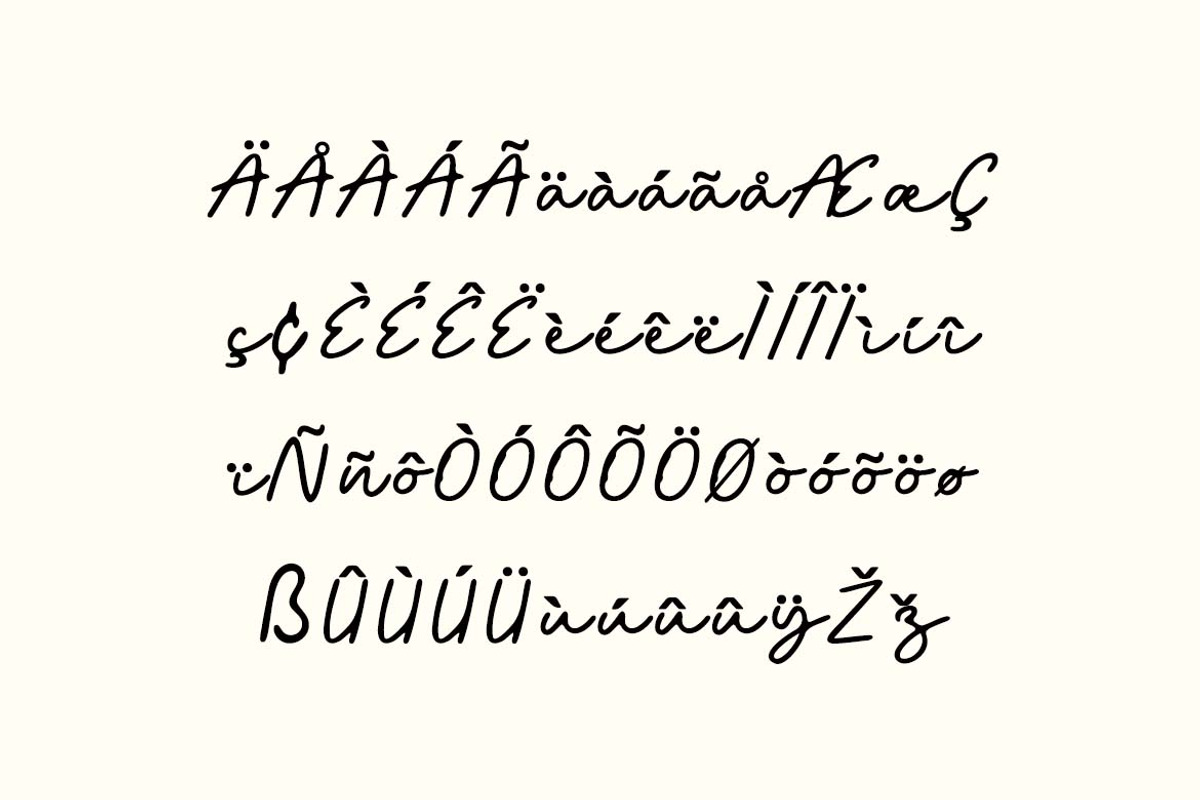 Manhattan Night Blues Handwritten, a Handwritten Font by UICreative (Photo 7 of 13)