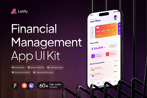 Letify - Money Management App UI Kit