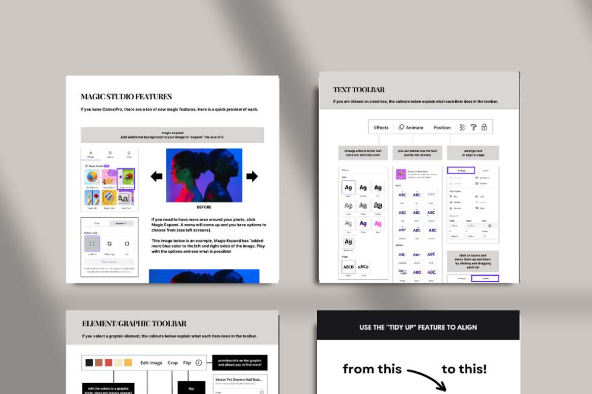 Canva Pro Book Guide, a Marketing Template by Brand Your Biz Co. (Photo 4 of 5)