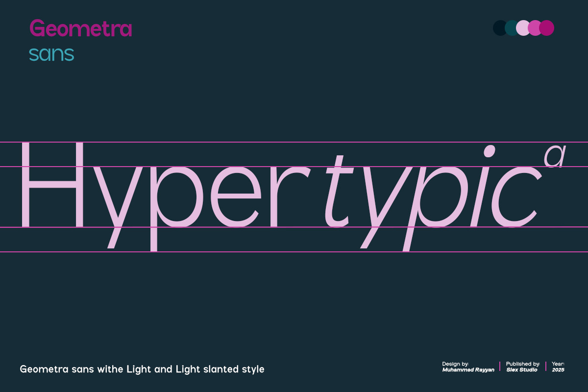 Geometra Sans, a Sans Serif Font by Slex Studio (Photo 7 of 11)