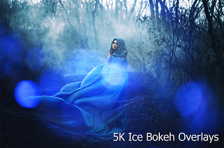 5K Ice Bokeh Overlays