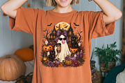 Ghost Blowing Bubble Gum PNG, Girly, a Seasonal Illustration by Libby Wishes (Thumbnail 2 of 3)