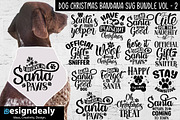 Dog Christmas Bandana SVG Bundle, a Graphic by Buysvgbundles (Thumbnail 1 of 7)