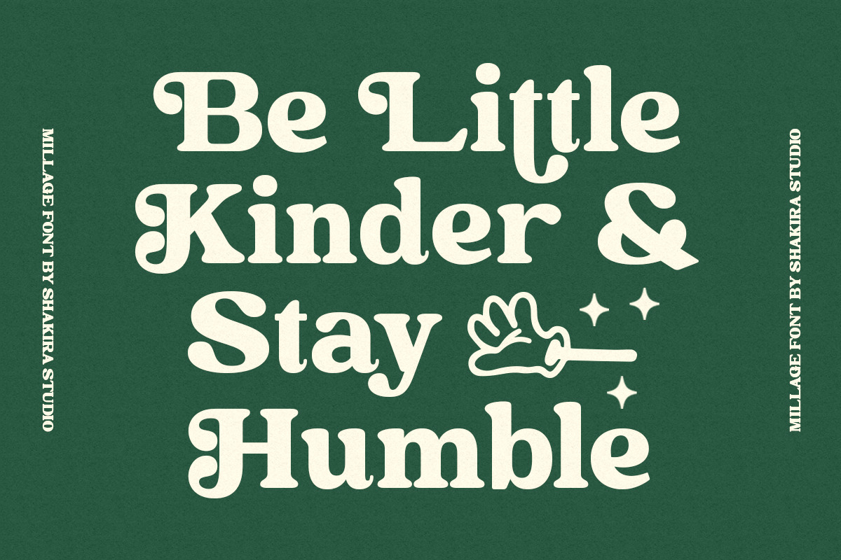 Millage - Bold Retro Serif Font, a Serif Font by Shakira Studio (Photo 8 of 10)