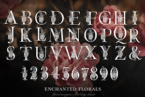 Enchanted Florals Monogram Set