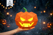 Halloween Pumpkin - 3d papercraft, a Card Template by PAPER amaze (Thumbnail 5 of 7)