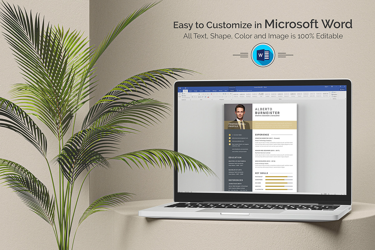 Resume Canva, a Resume Template by DesignDevisers (Photo 8 of 10)